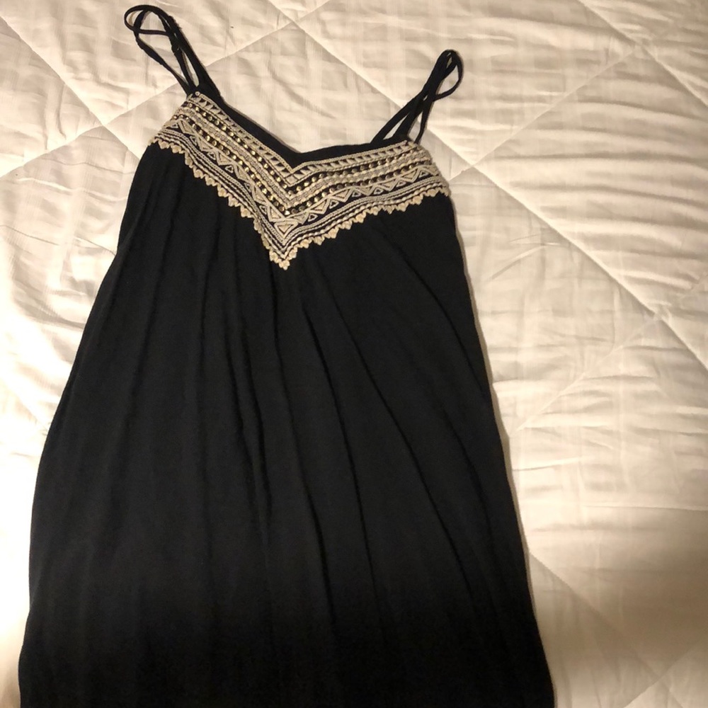 Black XXS shift dress from American eagle